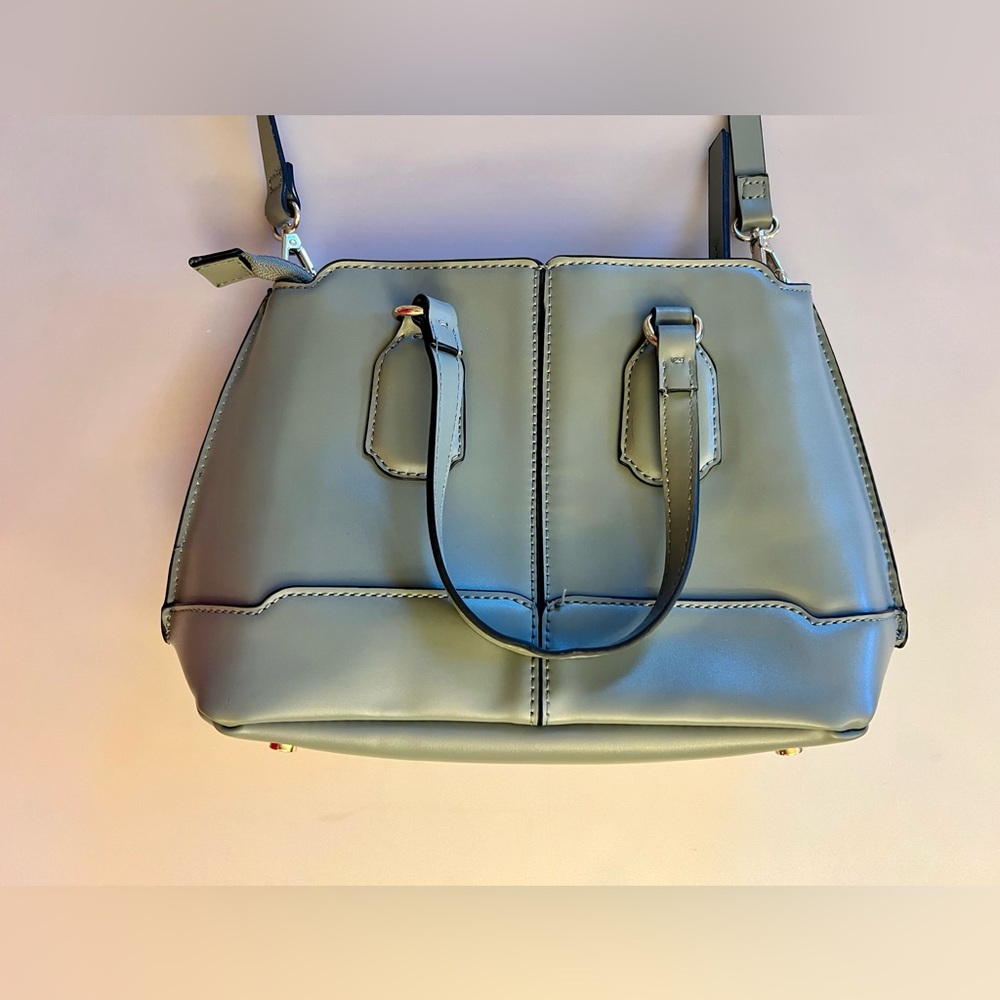 Zara Women's Crossbody Bag With Gold Hardware, Detachable Shoulder Strap.